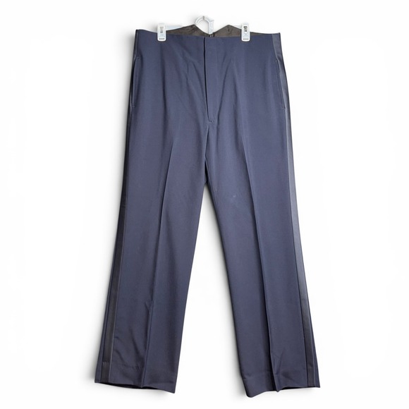 Other - USAF Dress Uniform Trousers Blue Wool Blend Satin Stripe Mens 38x30 Patriot USA